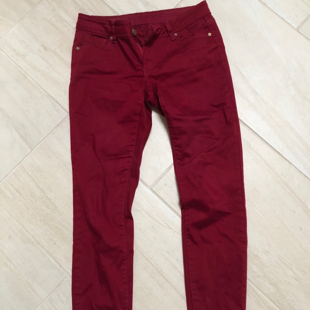 Buffalo maroon jeans size 28